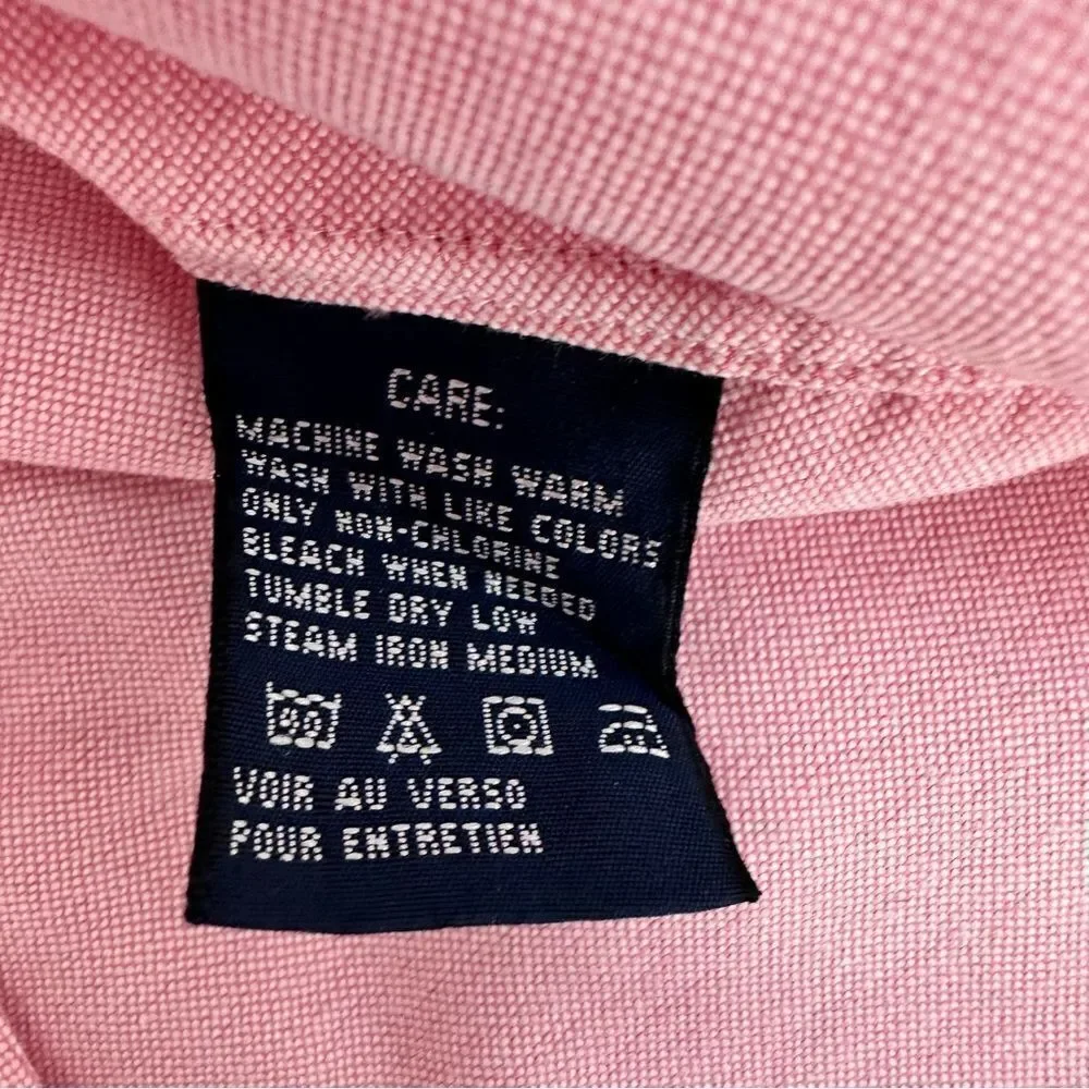 Ralph Lauren boys pink button down‎ shirt size 12